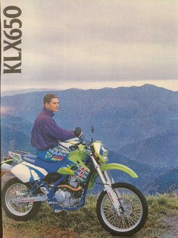 KAWASAKI KLX650C1, r.v.1993, jen 18tis.km TOP STAV - 9