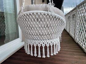 Houpací křeslo makrame - 9