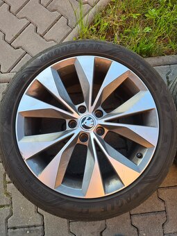 Alu kola CASSIOPEIA 18" ŠKODA SUPERB III Originál, 5x112 8J - 9
