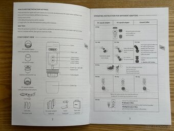 Hibrew H4A Premium cestovní kávovar 3v1, NOVÝ, záruka - 9