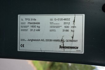 Vysokozdvižný vozík Jungheinrich TFG 316s (VV0019) - 9