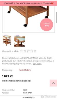 ZLEVNENO Prebalovaci pult New Baby - 9