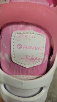 Detske kolečkové brusle RAVEN Missy 3 v 1- rúžovo-bílé - 9