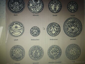 Staré knížecí cechovní pečetidlo typář cech mlynářů Krnov - 9