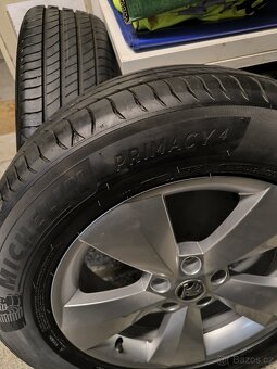 ALU kola Škoda Kodiaq 5x112 r17 Originál,NOVÉ 99% Michelin - 9