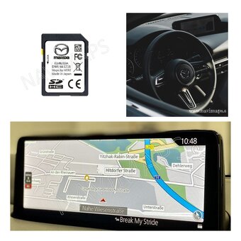 AKTUALIZACE NAVIGACE MAZDA 2025 MAPY SD KARTA - 9