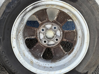 Alu kola Kia 4x100 R14, 5ks, celoroční pneu - 9