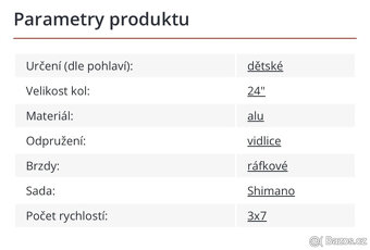 Dětské kolo 24" 130 cm - 155 cm SUPERIOR PAINT - 9