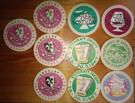 Pivní tácky , etikety a pohledy - 9