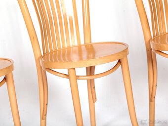 Kvalitní jídelní  židle české výroby TON, buk, super stav. - 9