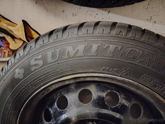 4x zimní pneu, ocelové disky, R14, 175/65 - 9