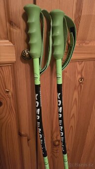 Švýcarské Stöckli lyže Team SX 140 cm + sportovní hůlky - 9