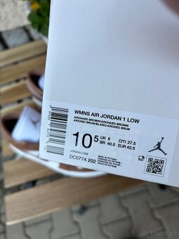 Jordan 1 Low archaeo brown white - 9