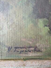 obraz - VÝHLED Z ŠIBENÍKU, olej, Vilém Topinka - 9