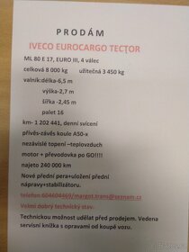 Prodám Iveco Erocargo 80 Tector - 9