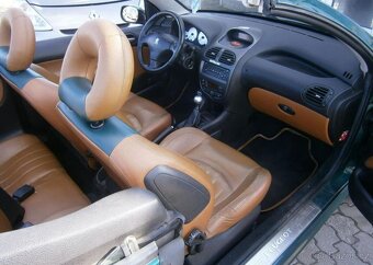 Peugeot 206 CC 2.0i 100kw,Roland Garros benzín manuál 100 kw - 9