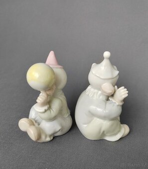 Porcelánová vintage sběratelská figurka soška klauna/šaška - 9