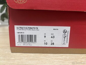 Puma ultra 5 ultimate FG kopačky vel 43 - 9