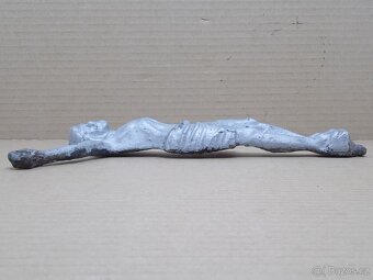 Ježíš Kristus Retro kovová soška - 9