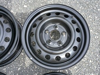 Nové orig plech.disky + poklice Hyundai I30 5,5J 15" ET47 - 9