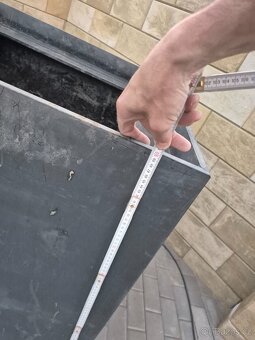 velký květináč s paletou - 90cmx90cmx90cm vyztužený - 9