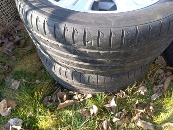 4x alu disky Opel 5x110 R17, letní pneu 215/50R17 - 9