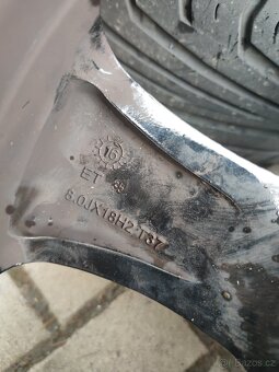 Alu kola 5x105 R18 225/40 - 9