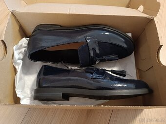 Dámské mokasíny tmavě modré vel.39 - 9