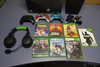 Prodám Xbox Series X 1TB+7 her - 9