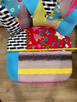 Křeslo patchwork - 9