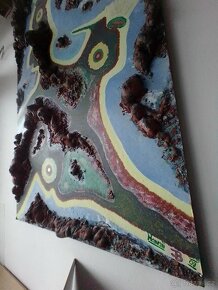 Hawaii. 123x80cm, kombinovaná technika,acryl. - 9