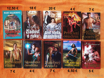 Romány, beletria, romantické, historické, detské knihy - 9