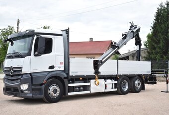 Mercedes-Benz Antos 2548 - 6x2 - Valník+HR-HIAB XS 144 HIDUO - 9