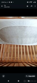 Dřevěná dětská postýlka - 9