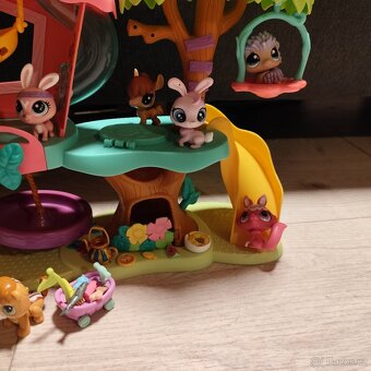 LPS stromový domeček spoustu zvířátek a doplňky - 9