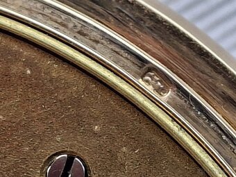 Zlaté 14K kapesní hodinky Systéme Glashütte - 9