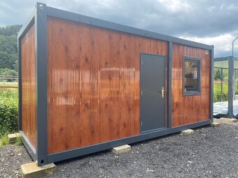 Skladový kontejner v rozměru 3x7m s plechovými vraty - 9