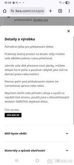 Přebalovací stůl - SMÅSTAD IKEA - 9
