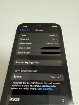 iPhone 12Pro -128Gb - baterie - 77% - 9