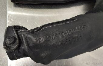 Luxusní Kožená motorkářská bunda FRANK THOMAS s chrániči. - 9