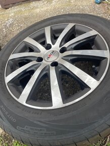 ALU kola R15 Platin P69 + letní pneu + TPMS senzory - 9