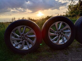 Originál ALU kola Hyundai Tucson R17 + letní pneu - 9