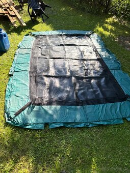 Trampolína Rectangular 5m s ochrannou sítí, doprava v ceně - 9