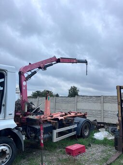 Renault midlum 12.180, hákový nosič kontejneru , HR - 9
