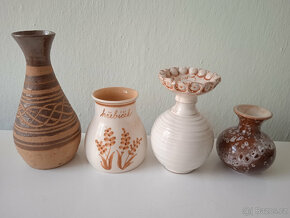 Starší sklo,vázy, mísy - 9