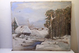 Obraz z půdy - olej  - 9