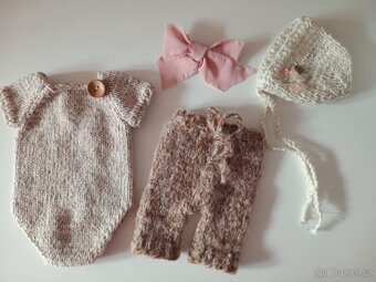 Sada oblečků na newborn foto - 9