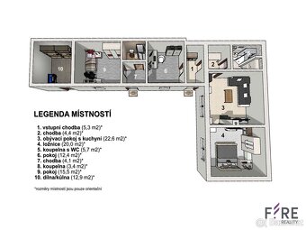 Prodej rodinného domu 4kk, Hostomice pod Brdy - 9