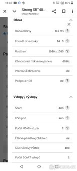 Televízor Strong SRT-40FB4003, v peknom stave. - 9