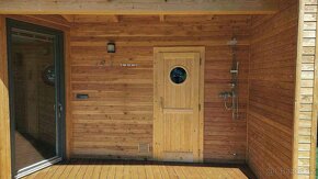 Klasická venkovní finská sauna - 9